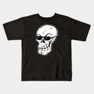 Grim Skull Wearing Sunglasses vr2 Kids T-Shirt